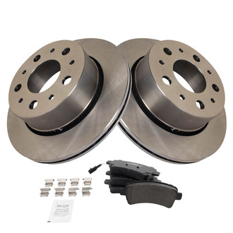 TRQ® - Rear Disc Brake Kit with Ceramic Pads