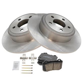 TRQ® - Rear Disc Brake Kit with Ceramic Pads