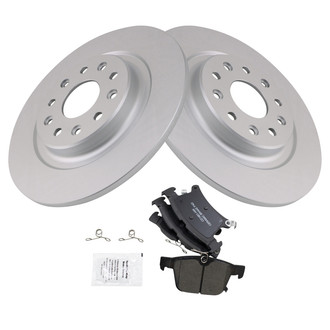 TRQ® - Rear Disc Brake Kit with Ceramic Pads