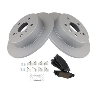 TRQ® - Rear Disc Brake Kit with Ceramic Pads