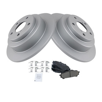TRQ® - Rear Disc Brake Kit with Ceramic Pads