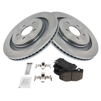 TRQ® - Rear Disc Brake Kit with Ceramic Pads