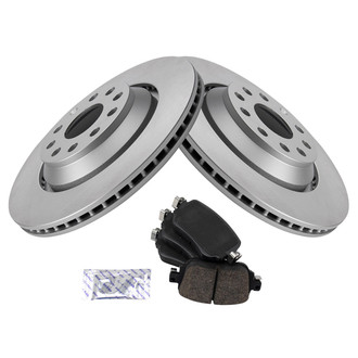 TRQ® - Rear Disc Brake Kit with Ceramic Pads