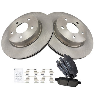 TRQ® - Rear Disc Brake Kit with Ceramic Pads