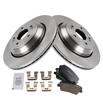 TRQ® - Rear Disc Brake Kit with Ceramic Pads