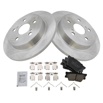 TRQ® - Rear Disc Brake Kit with Ceramic Pads