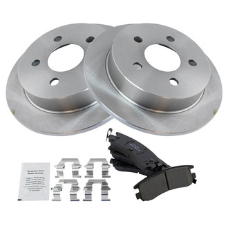 TRQ® - Rear Disc Brake Kit with Ceramic Pads
