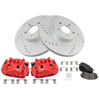 TRQ® - Performance Ceramic Front Brake Kit with Calipers