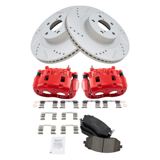 TRQ® - Performance Ceramic Front Brake Kit with Calipers