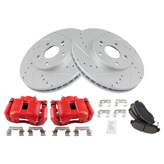 TRQ® - Performance Ceramic Front Brake Kit with Calipers