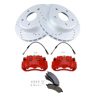 TRQ® - Performance Ceramic Brake Kit with Calipers and Hoses
