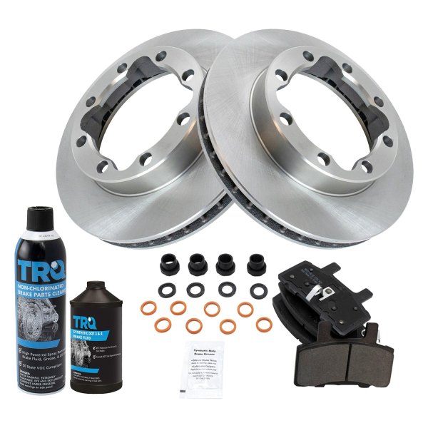 TRQ® - Front Disc Brake Kit with Semi-Metallic Pads