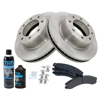 TRQ® - Disc Brake Kit with Semi-Metallic Pads