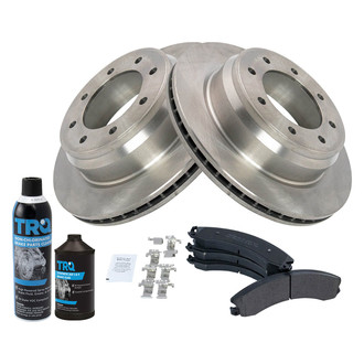TRQ® - Rear Disc Brake Kit with Semi-Metallic Pads