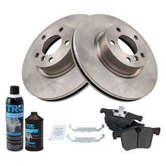 TRQ® - Disc Brake Kit with Semi-Metallic Pads