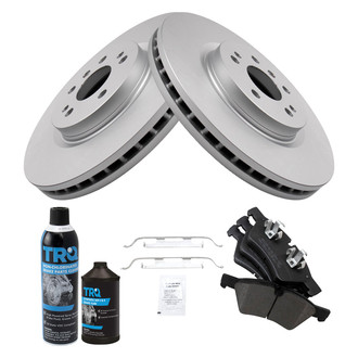 TRQ® - Disc Brake Kit with Semi-Metallic Pads