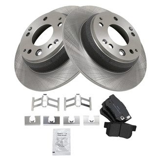 TRQ® - Rear Disc Brake Kit with Semi-Metallic Pads