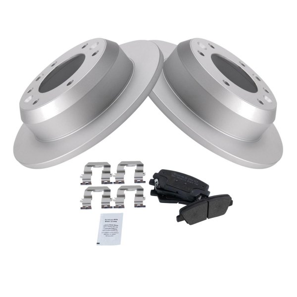 TRQ® - Rear Disc Brake Kit with Semi-Metallic Pads