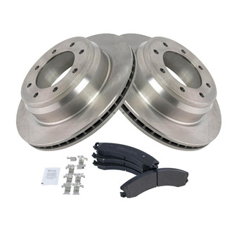 TRQ® - Rear Disc Brake Kit with Semi-Metallic Pads