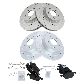 TRQ® - Performance Semi-Metallic Brake Kit