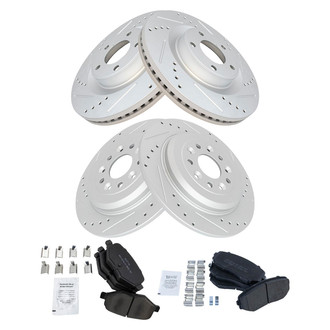 TRQ® - Performance Semi-Metallic Brake Kit