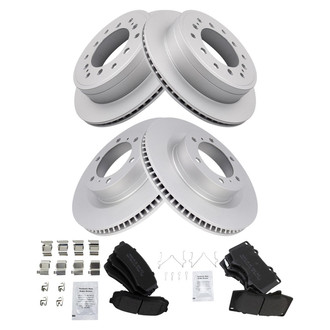 TRQ® - Disc Brake Kit with Semi-Metallic Pads