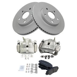 TRQ® - Disc Brake Kit with Semi-Metallic Pads and Calipers