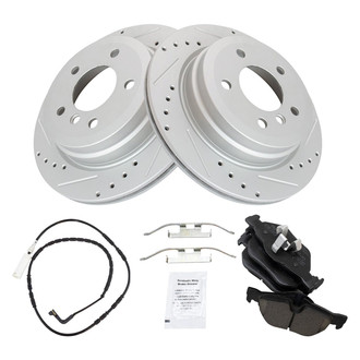 TRQ® - Performance Ceramic Rear Brake Kit