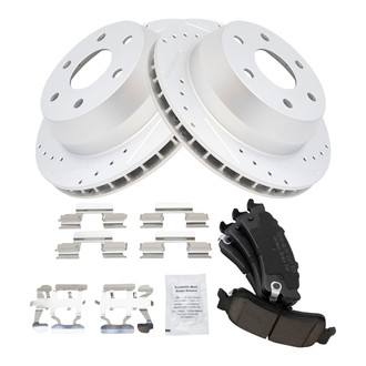 TRQ® - Performance Ceramic Rear Brake Kit