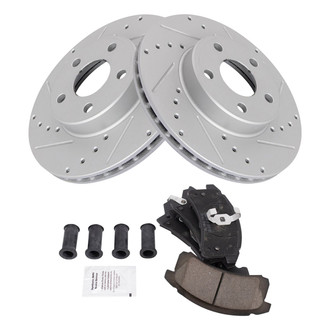 TRQ® - Performance Ceramic Front Brake Kit
