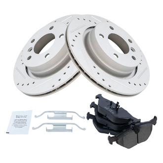 TRQ® - Performance Ceramic Rear Brake Kit