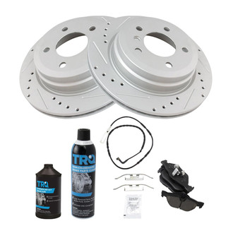 TRQ® - Performance Ceramic Rear Brake Kit