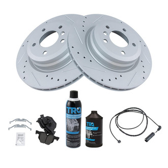 TRQ® - Performance Ceramic Rear Brake Kit