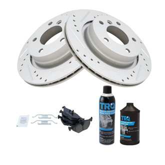 TRQ® - Performance Ceramic Rear Brake Kit