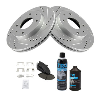 TRQ® - Performance Ceramic Front Brake Kit