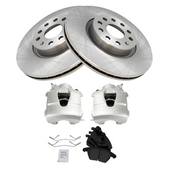 TRQ® - Front Disc Brake Kit with Ceramic Pads and Calipers