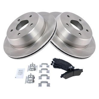 TRQ® - Rear Disc Brake Kit with Ceramic Pads