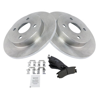 TRQ® - Rear Disc Brake Kit with Ceramic Pads