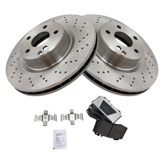 TRQ® - Front Disc Brake Kit with Ceramic Pads