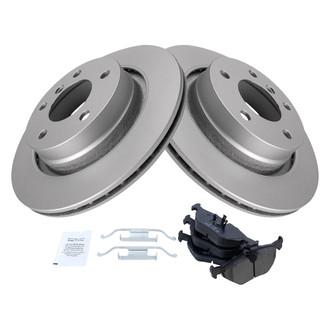 TRQ® - Rear Disc Brake Kit with Ceramic Pads
