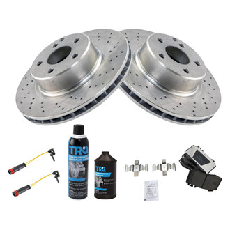 TRQ® - Front Disc Brake Kit with Ceramic Pads