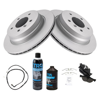 TRQ® - Rear Disc Brake Kit with Ceramic Pads