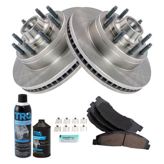 TRQ® - Front Disc Brake Kit with Ceramic Pads