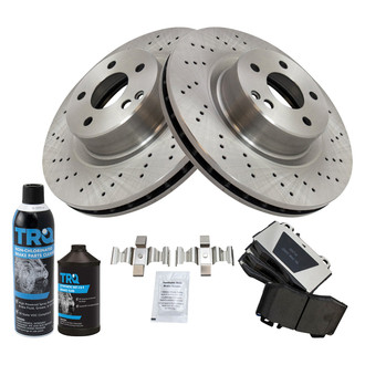 TRQ® - Front Disc Brake Kit with Ceramic Pads