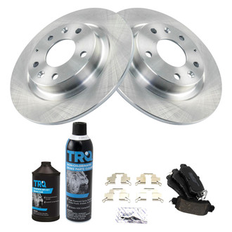 TRQ® - Rear Disc Brake Kit with Ceramic Pads