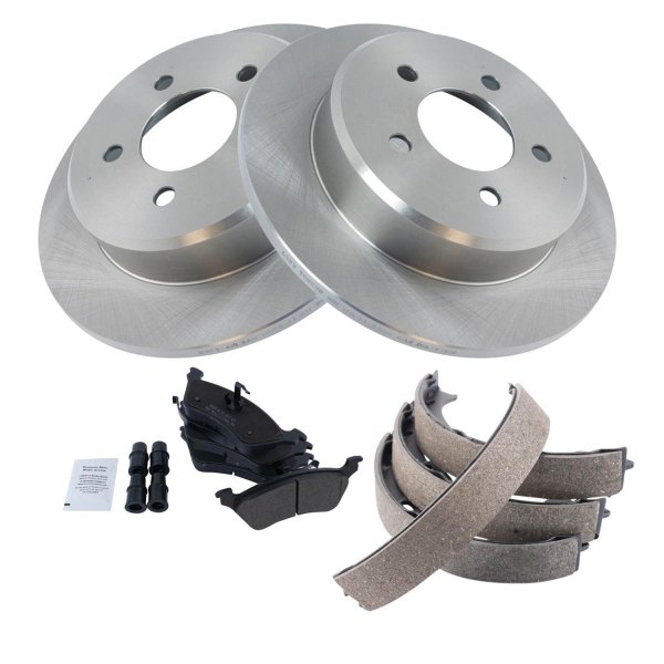 TRQ® - Performance Semi-Metallic Rear Brake Kit