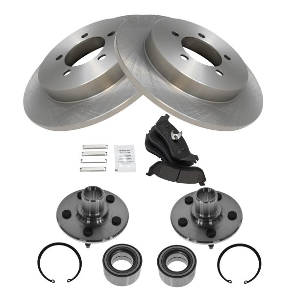 TRQ® - Performance Semi-Metallic Rear Brake Kit