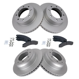 TRQ® - Performance Semi-Metallic Front and Rear Brake Kit
