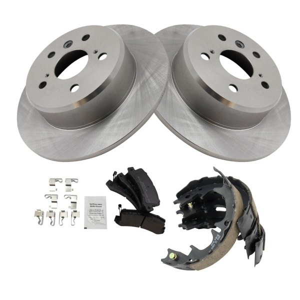 TRQ® - Performance Semi-Metallic Rear Brake Kit