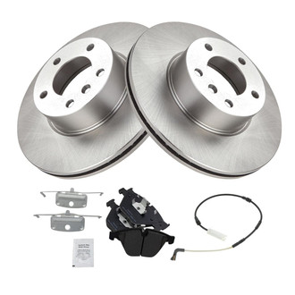 TRQ® - Performance Semi-Metallic Front Brake Kit